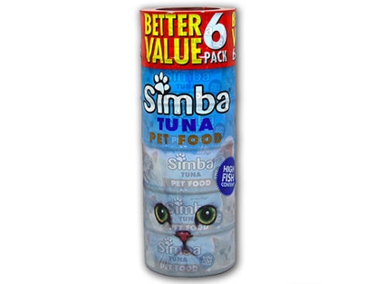 Picture of SIMBA CAT FOOD TUNA 6PACK